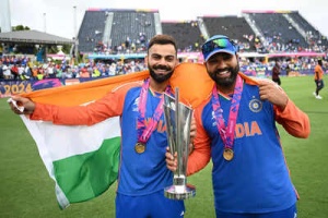 Sharma Hails Axar Patel's 'Game-Changing' Innings in India's T20 World Cup Triumph