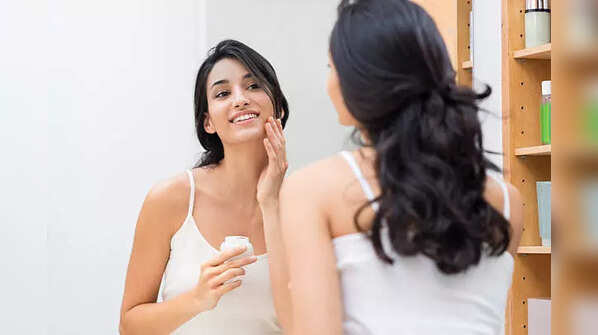 The concept of nourishing your body for healthy skin.