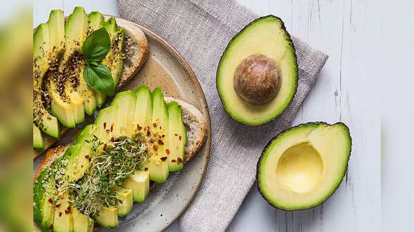 A sliced avocado showcasing its creamy texture.