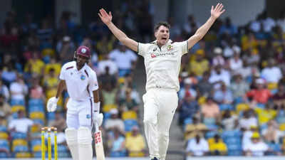 Frustration after DRS decision in West Indies vs Australia Test