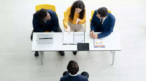 Fumbling answers in a job interview