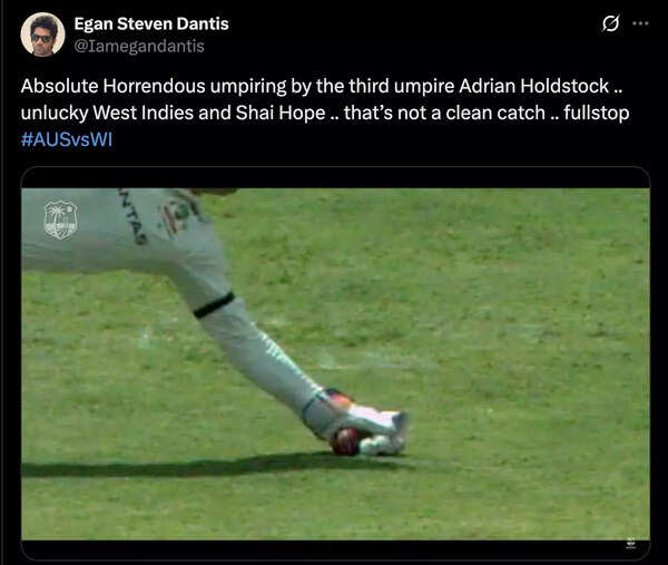 Social media users question the consistency of umpiring decisions.