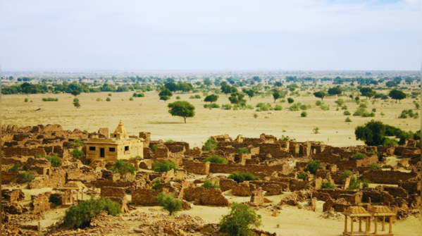 The deserted village of Kuldhara in Rajasthan