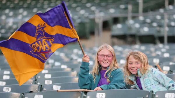 Fans cheer for Los Angeles Knight Riders at Major League Cricket
