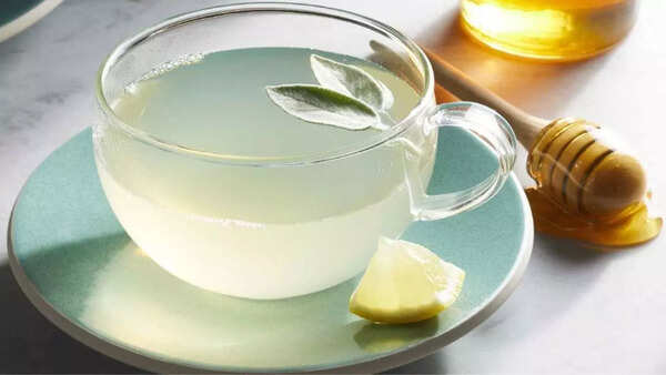 Earthy sage tea with medicinal properties