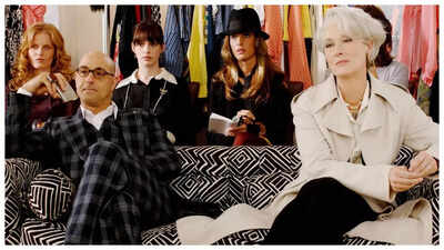 Anne Hathaway and Stanley Tucci leaked 'Devil Wears Prada 2' funeral scene sparks concern; fans ask 'does Miranda Priestly die?'