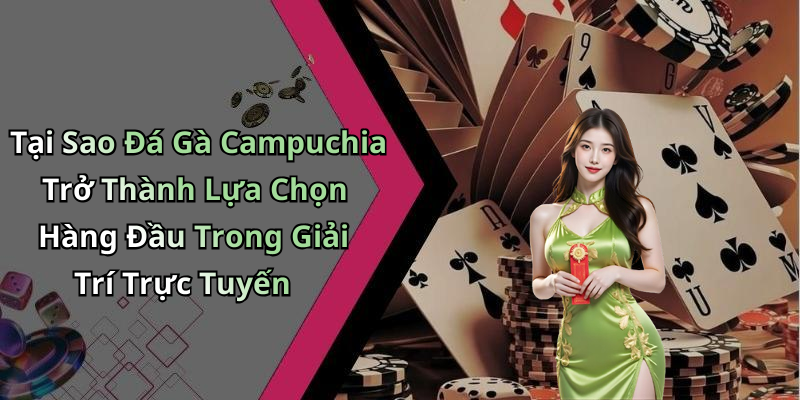 Tại Sao Đá Gà Campuchia Trở Thành Lựa Chọn Hàng Đầu Trong Giải Trí Trực Tuyến